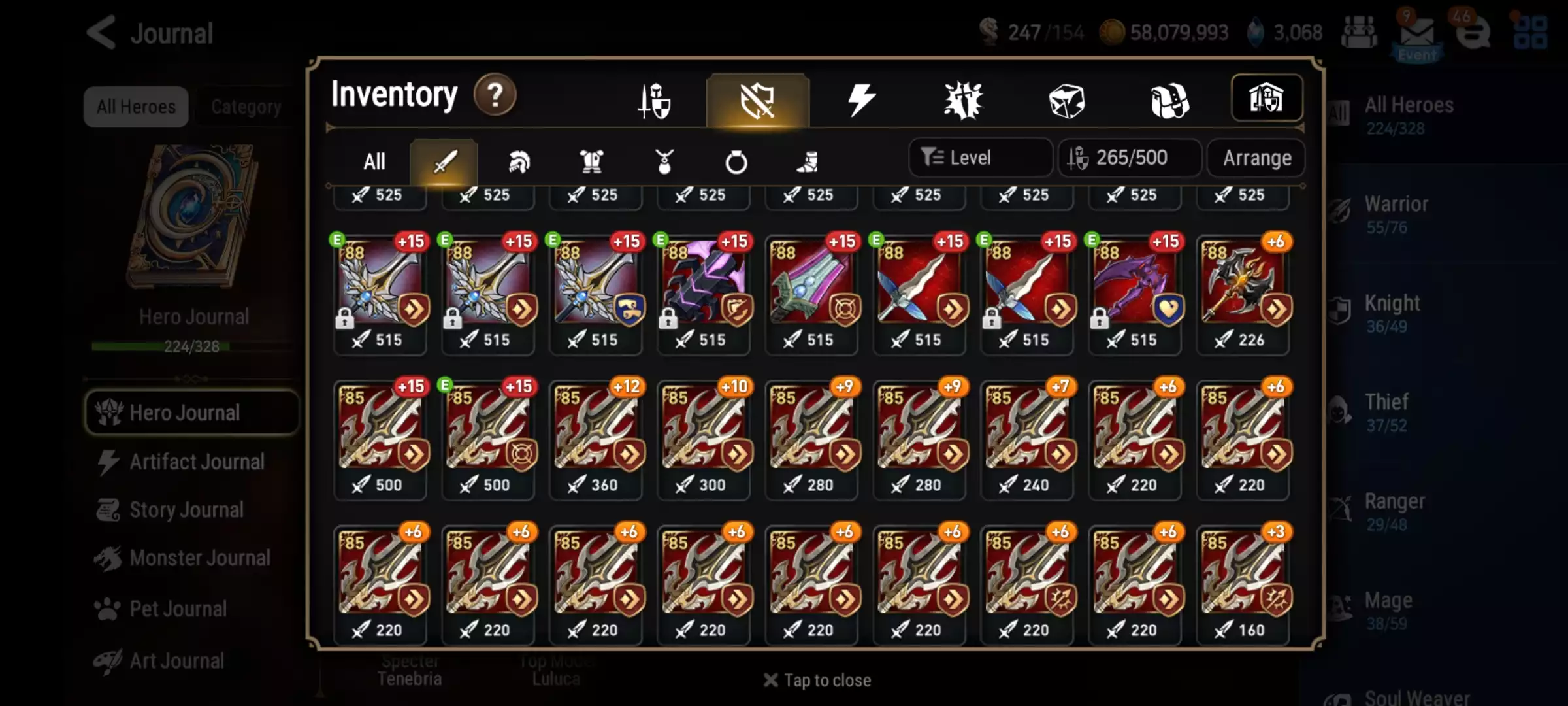 Ảnh Unlink  Sever Asia  Có Skins ml iseria + khung champions Rta  16ml 5* Full Collab OVERLORD New  Gom đồ lại max speed 304 49 hero 6* 132 Gear lv 90  57 Gear lv 88  Là còn ít : 37 Sâm : 110 Gold : 55m